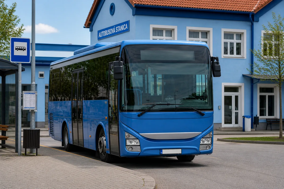 Autobusová zastávka 100 m od Apartmán Kočovce